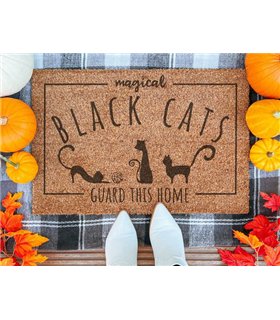 Black Cats Guard This Home