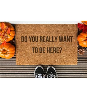 Do You Really Want To Be Here