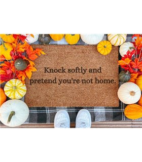 Knock Softly And Pretend You Are Not Home