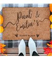 Personalized Doormat, Our Happy Place Entry Rug