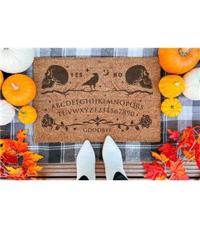 Ouija Doormat Mystical Witchy Vibes