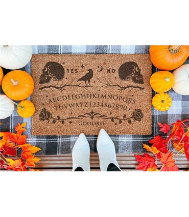 Ouija Doormat Mystical Witchy Vibes